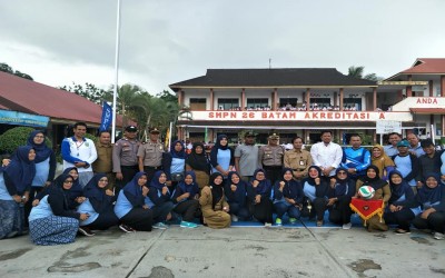 Pembukaan HUT SMPN 26 Batam yang ke 13 Tahun 2020